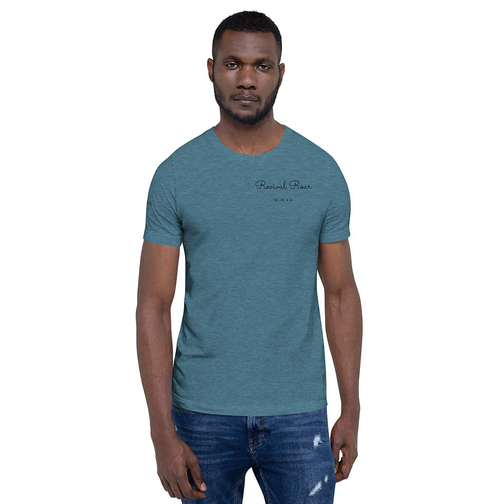 Thumbnail: Unisex t-shirt_Revival Roar_Amos 3:8