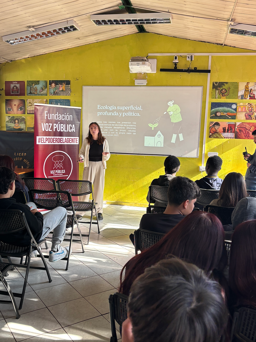 El equipo relator desarrollando el taller.