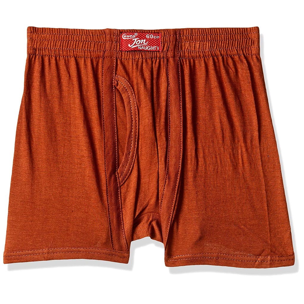 Rupa Jon Boys Plain Cotton Brief (Colour and print May vary) (Pack of 3)