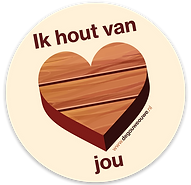 Ik hout van jou sticker