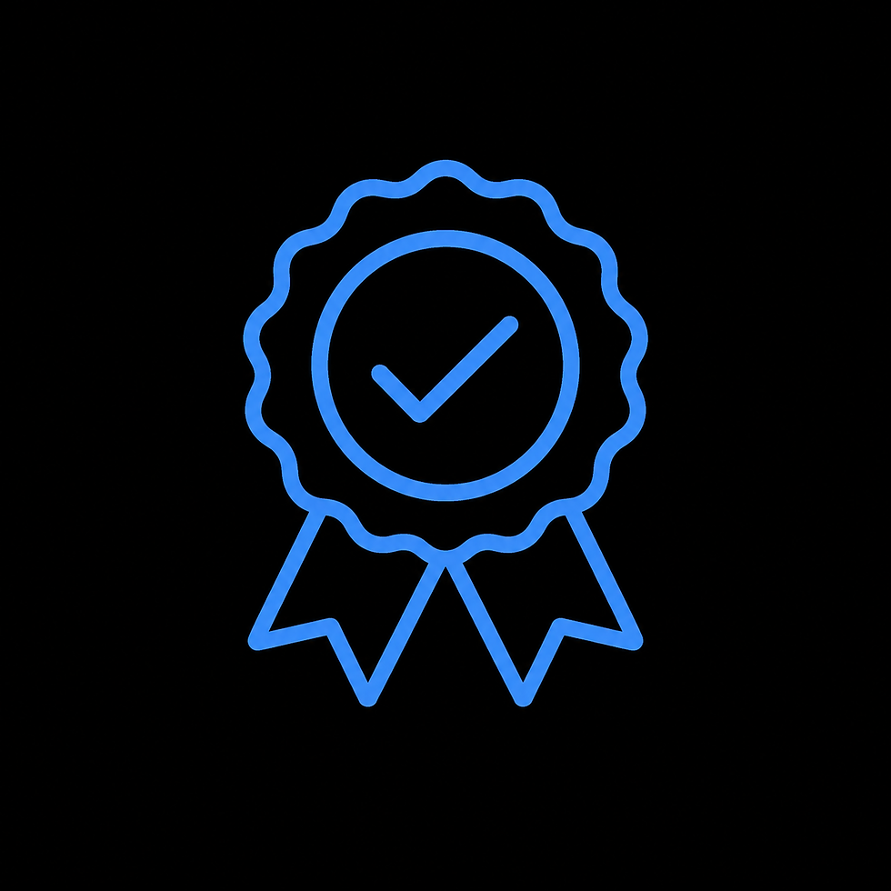 Neon Blue Award Badge Icon.png
