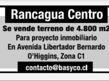 Terreno Rancagua / El Mercurio 01/11/2020