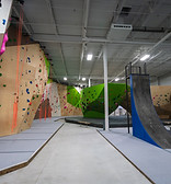 Climbing holds, anchors, and training systems installed according to design specifications, with safety checks at every step.