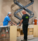 Reviewed and finalized climbing wall engineering plans, ready for fabrication and construction integration.