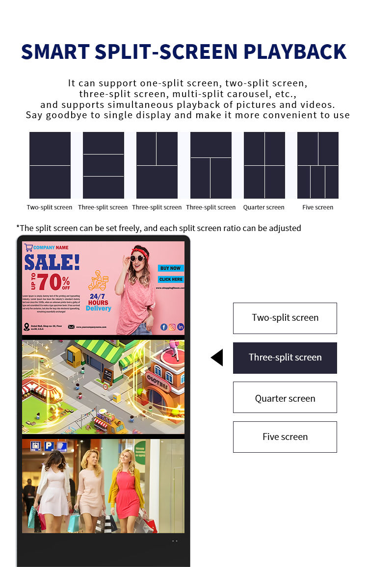 Thumbnail: 43-Inch 4K Interactive Digital Signage Display – Floor Standing, Touchscreen