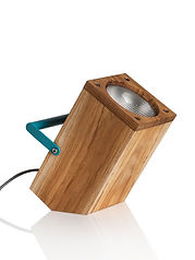 A combination of a table and lamp