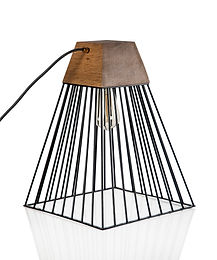 A combination of a table and lamp