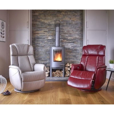 Betterlife Sorrento Leather Electric Recliner Chair