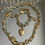 Miniatura: SET ZAHRA SOPHISTICATED GOLD & BLUE