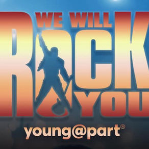 Students are taking CentreStage in Queen's We Will Rock You (Young @ Part)