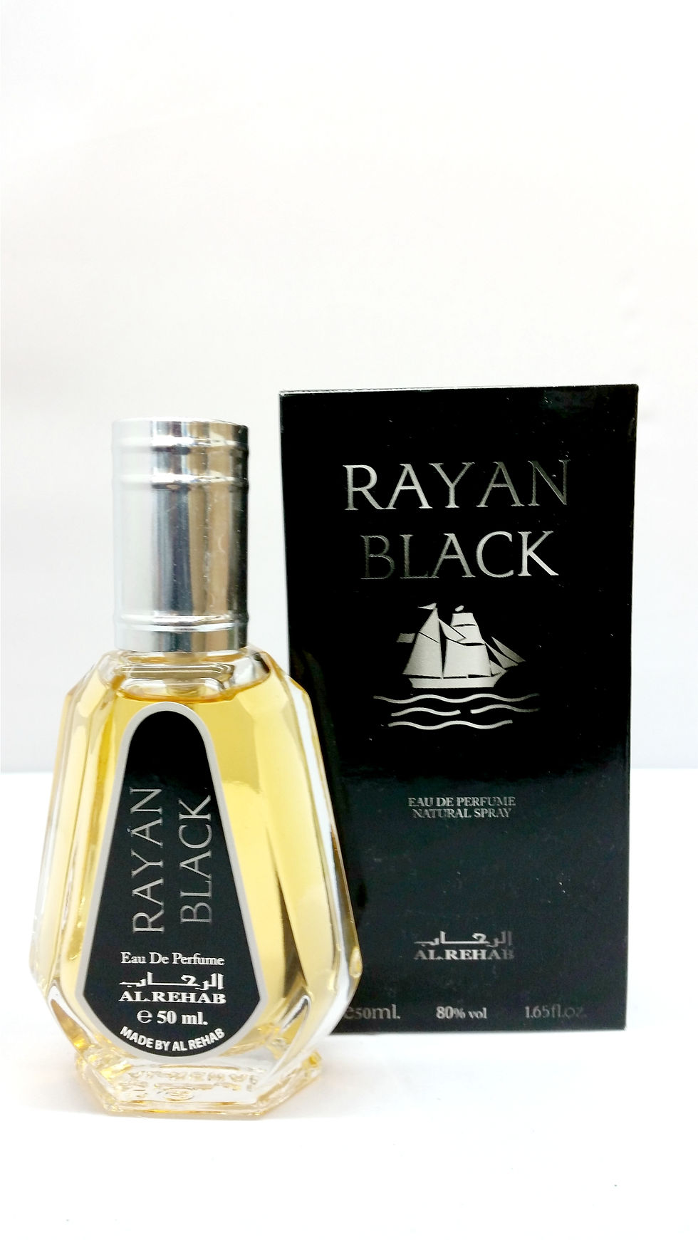 Rayan Black By Al Rehab 50ml Perfume Spray Oudh Perfumes
