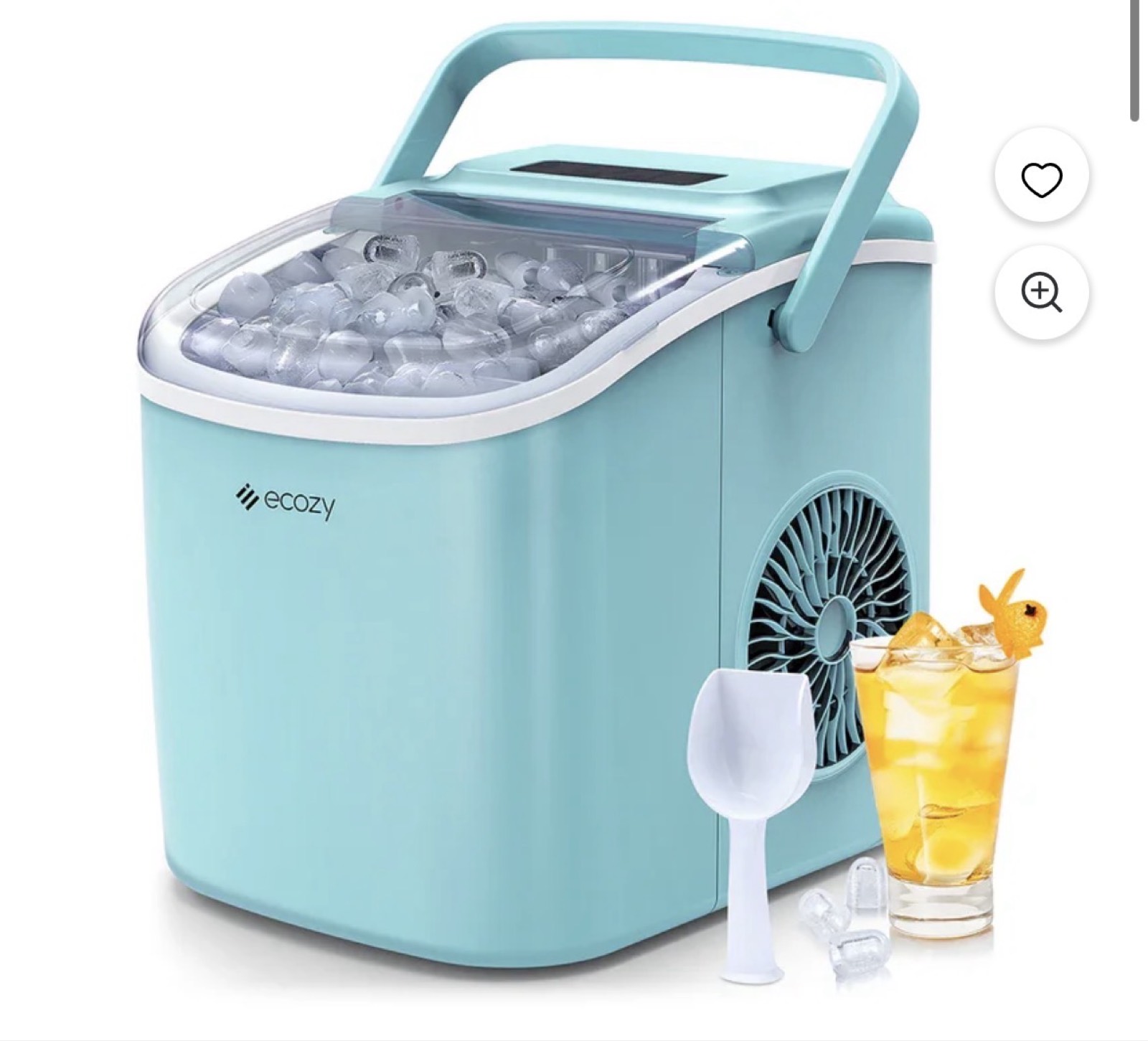 ecozy Portable Countertop Ice Maker