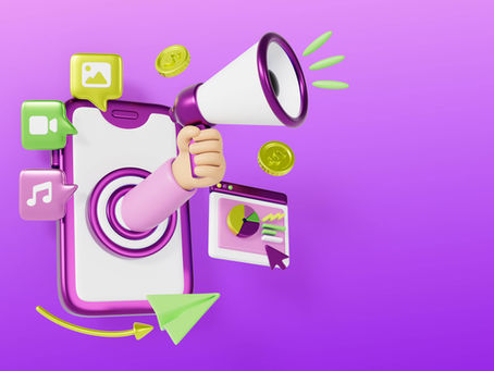 Markeiting e estratégico com vendas e divulgação