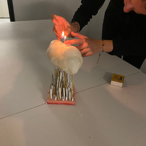 Création : La lampe de cire