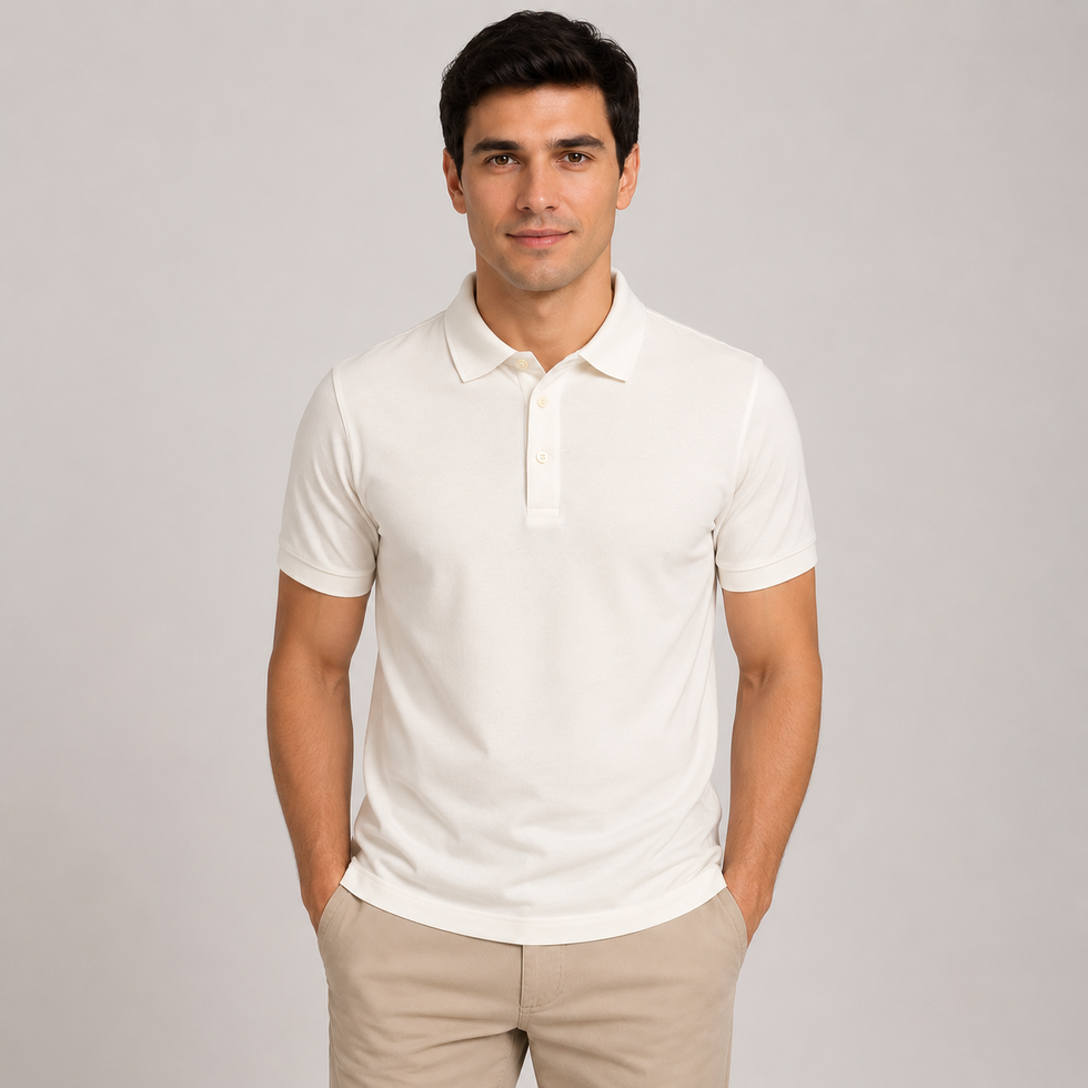 Polo Masculina, Amarela