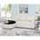 Μικρογραφία: Naomi Home Laura Sectional Sleeper Sofa - Elegant L-Shaped Couch Convertible Pu