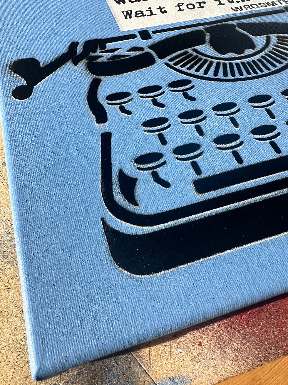 Thumbnail: 'dust settles' - 11"x14" original canvas