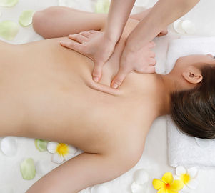 Massagem nas costas