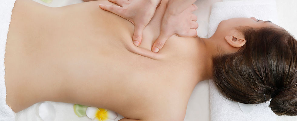 Massage op de rug