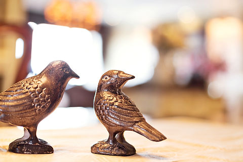 Bronze Bird Figurines