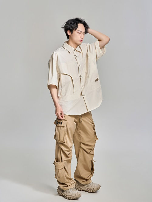 Thumbnail: Grey Apricot Short-sleeved shirt