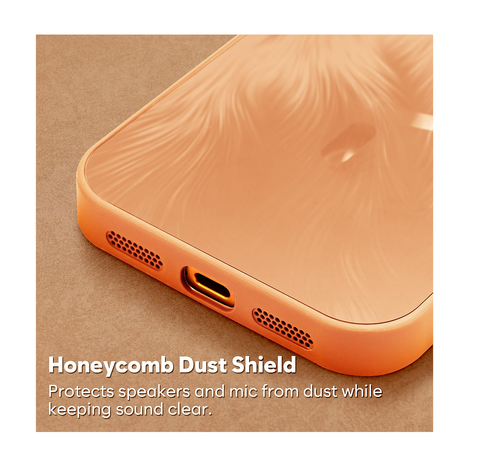 Thumbnail: iPhone Case Compatible with iPhone 17 Pro Max Shimmer Feather Air Cosmic Orange