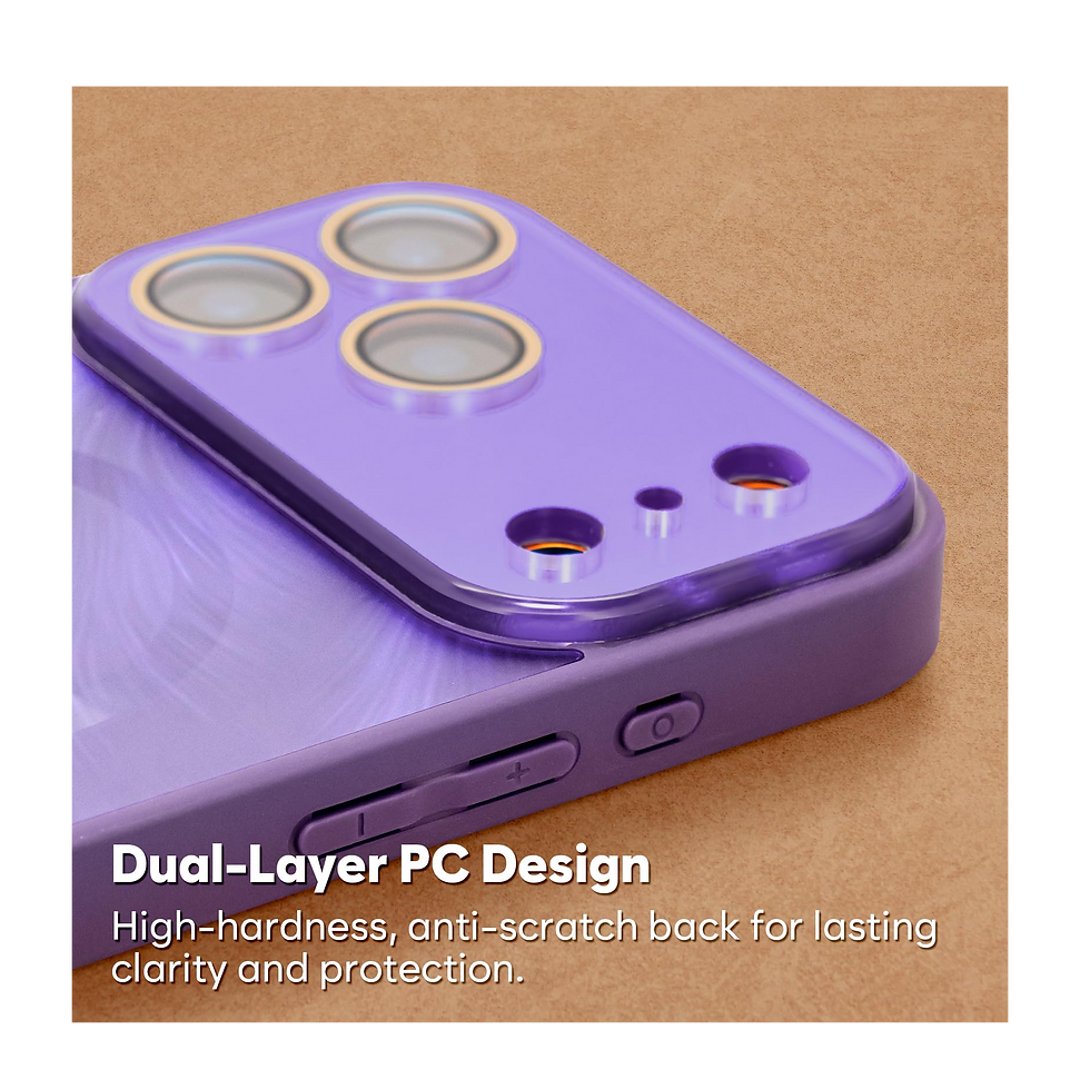 Thumbnail: iPhone Case Compatible with iPhone 17 Pro Max Shimmer Feather Air Violet Purple