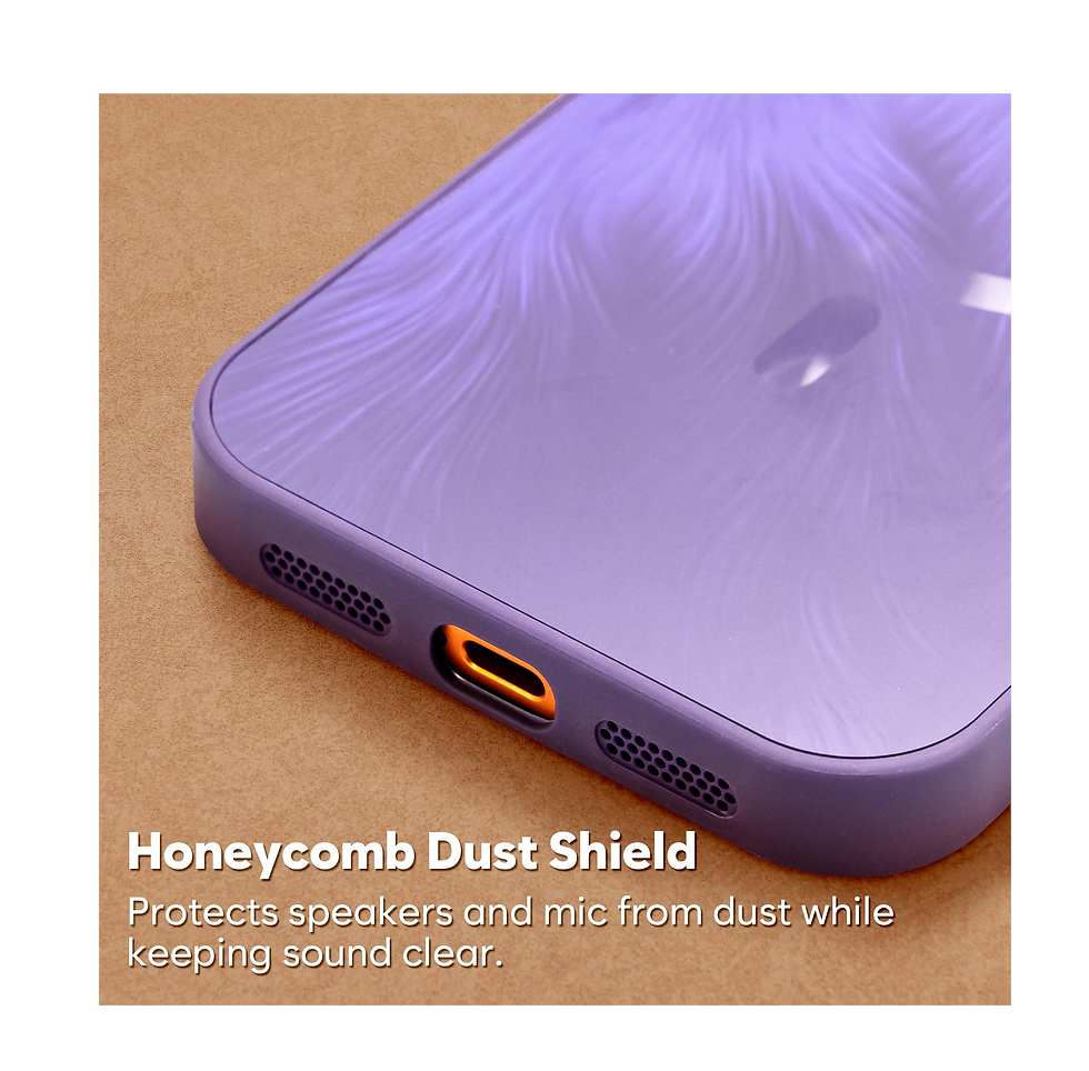 Thumbnail: iPhone Case Compatible with iPhone 17 Pro Max Shimmer Feather Air Violet Purple