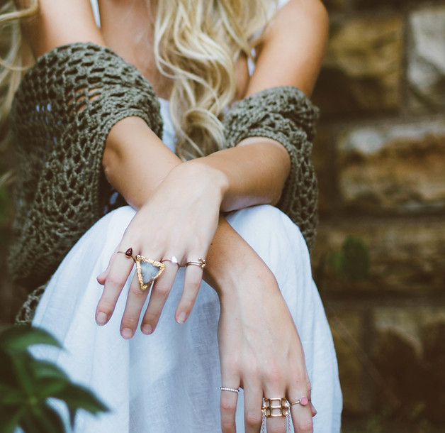 Woman's Hands with Jewelry