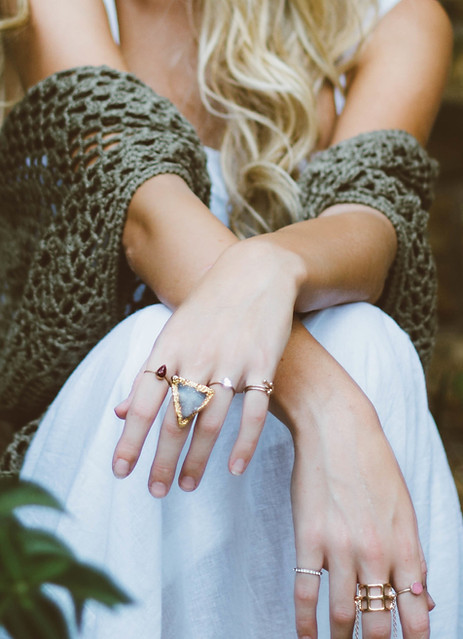 Woman's Hands with Jewelry