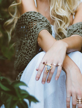Woman's Hands with Jewelry