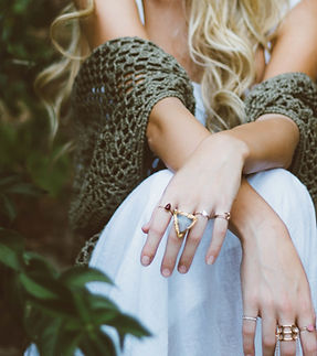 Woman's Hands with Jewelry