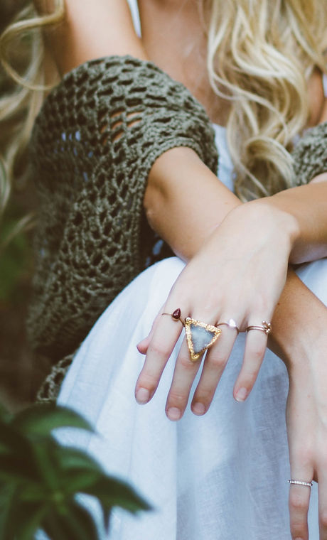 Woman's Hands with Jewelry