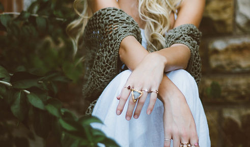 Woman's Hands with Jewelry