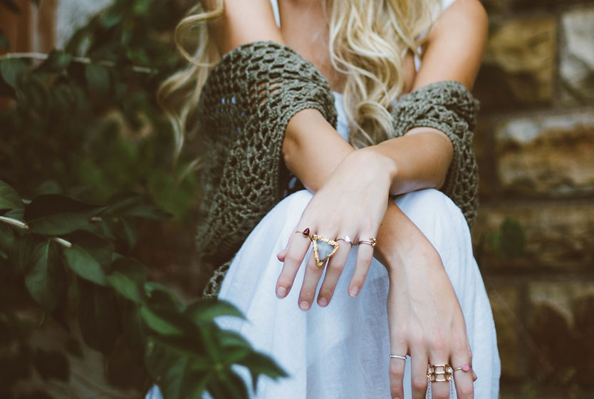 Woman's Hands with Jewelry