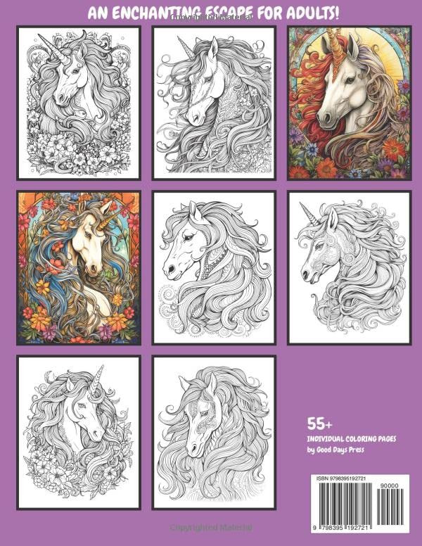 Unicorn Magic Coloring Book, Good Days - Imagem 2