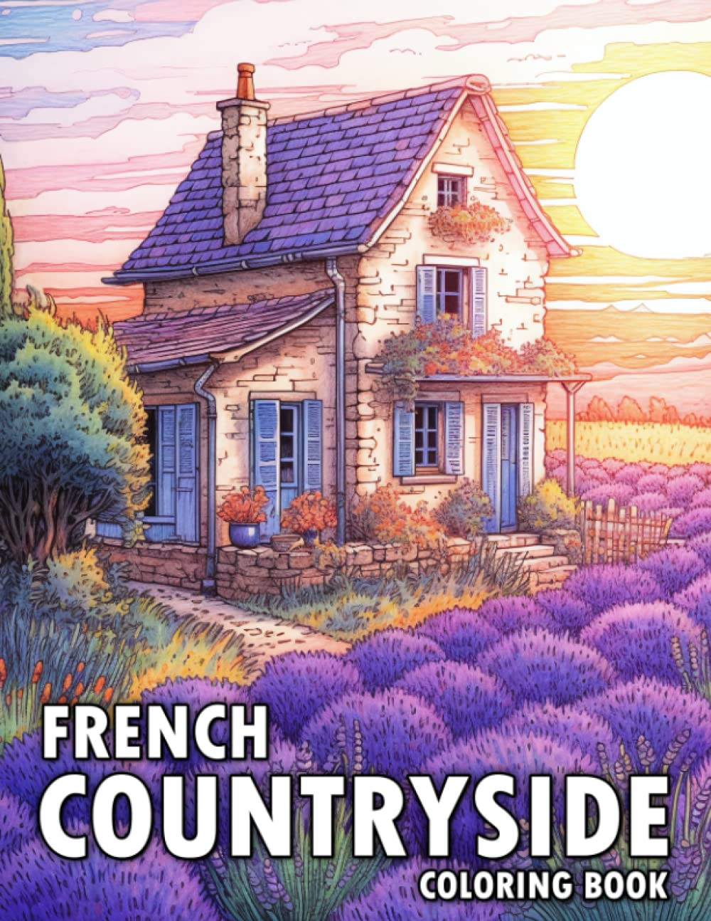 French Countryside Coloring Book, Tony Clark