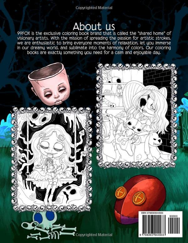 Spooky Doll Coloring Book, 99 FOX - Imagem 2