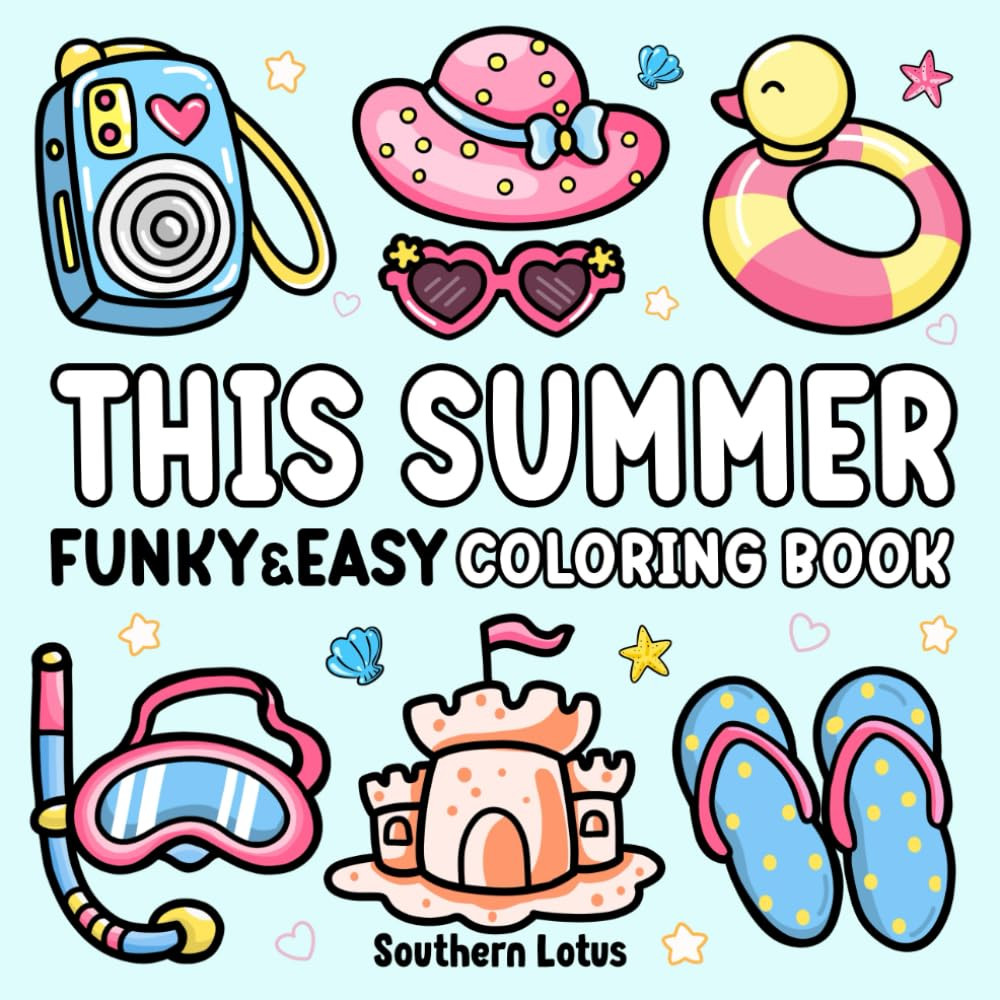 This Summer: Coloring Book, Southern Lotus