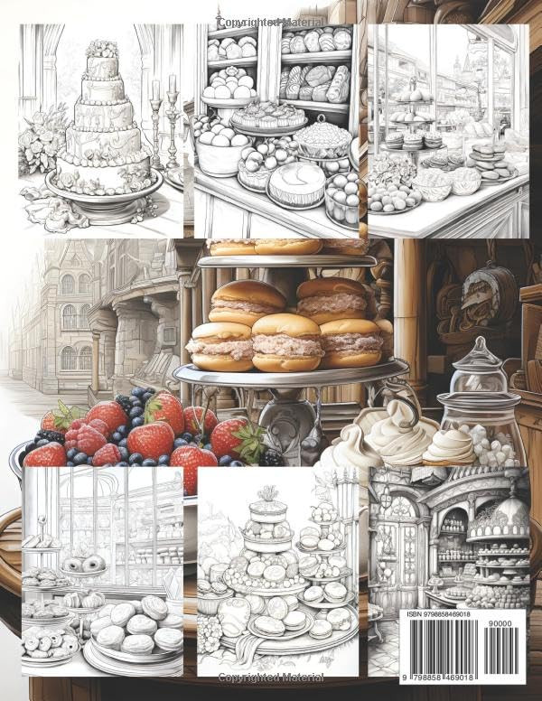 Enchanted Sweet Treats Coloring Book, Alice Ron - Imagem 2