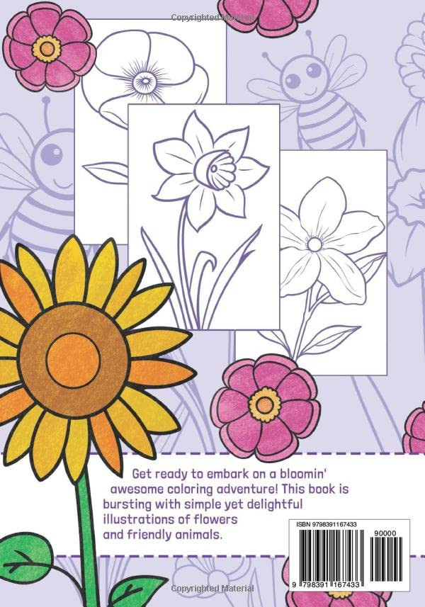 Lil Flowers: A Fun Coloring Book, Clair Essa - Imagem 2