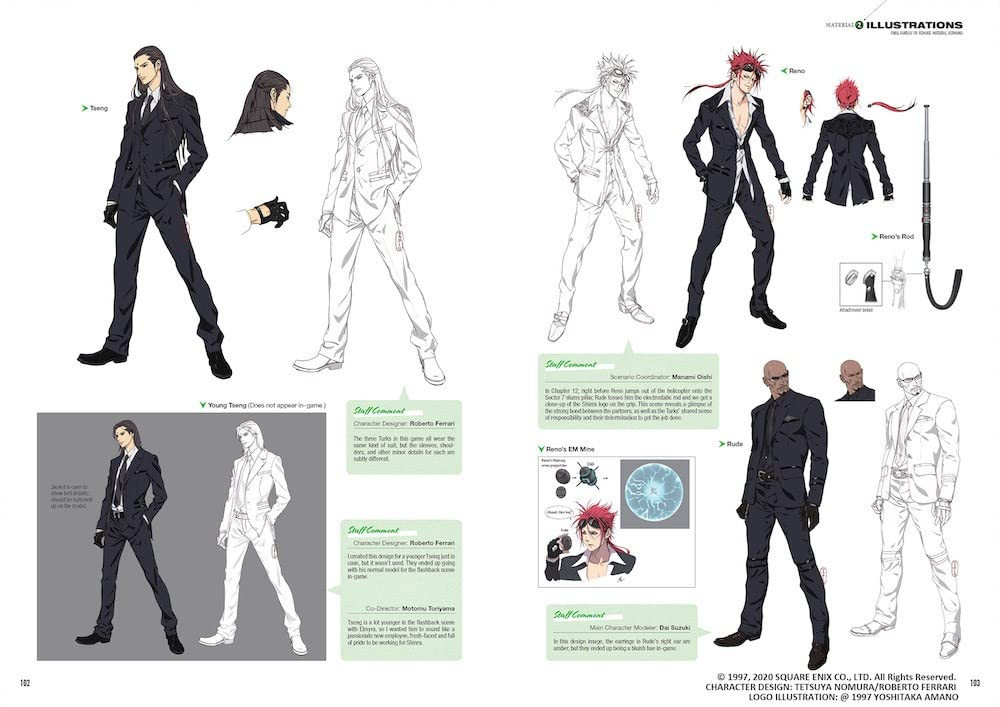 Final Fantasy VII Remake: Material Ultimania - Imagem 6