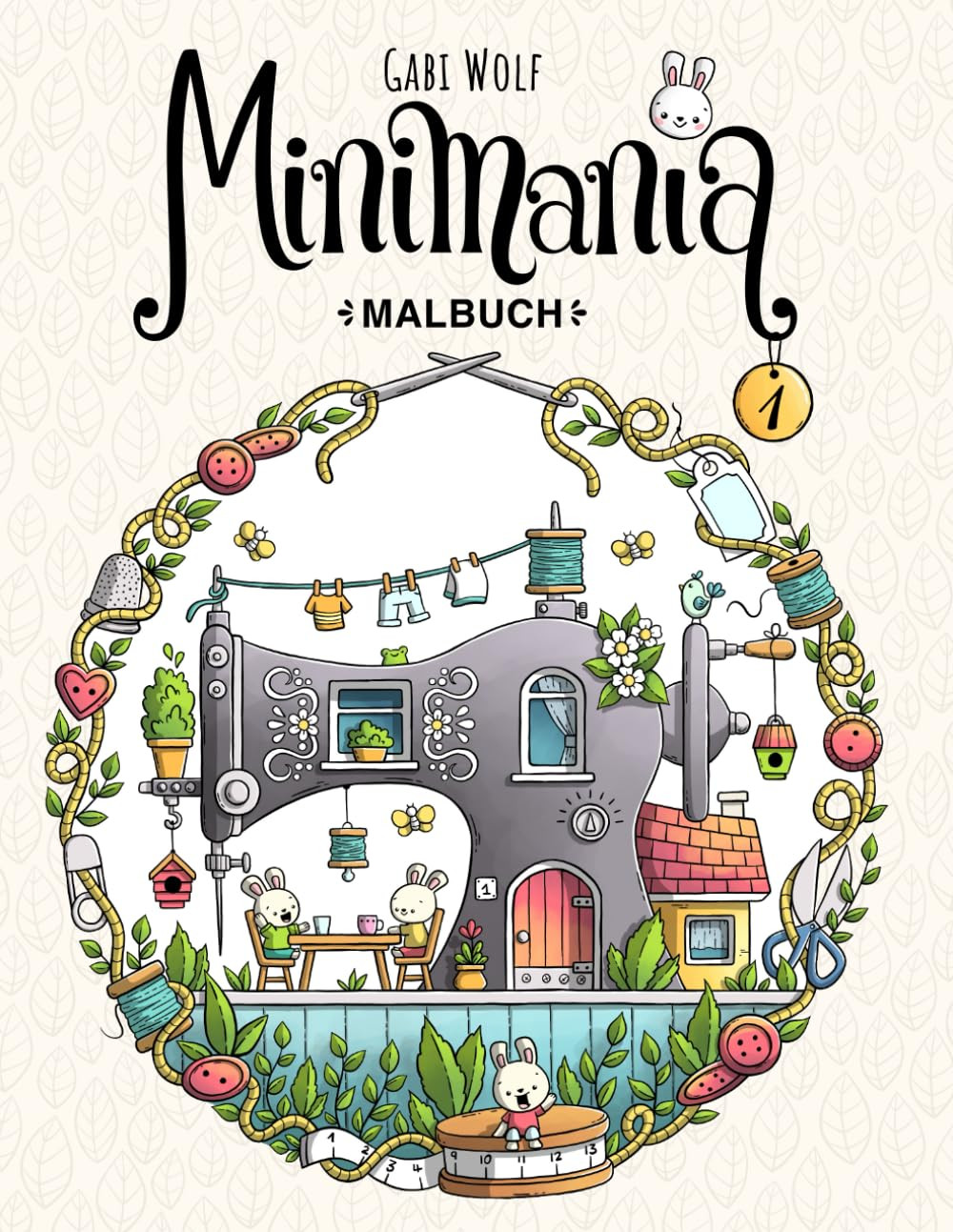Minimania Vol 1 Coloring Book, Frau Gabi Wolf