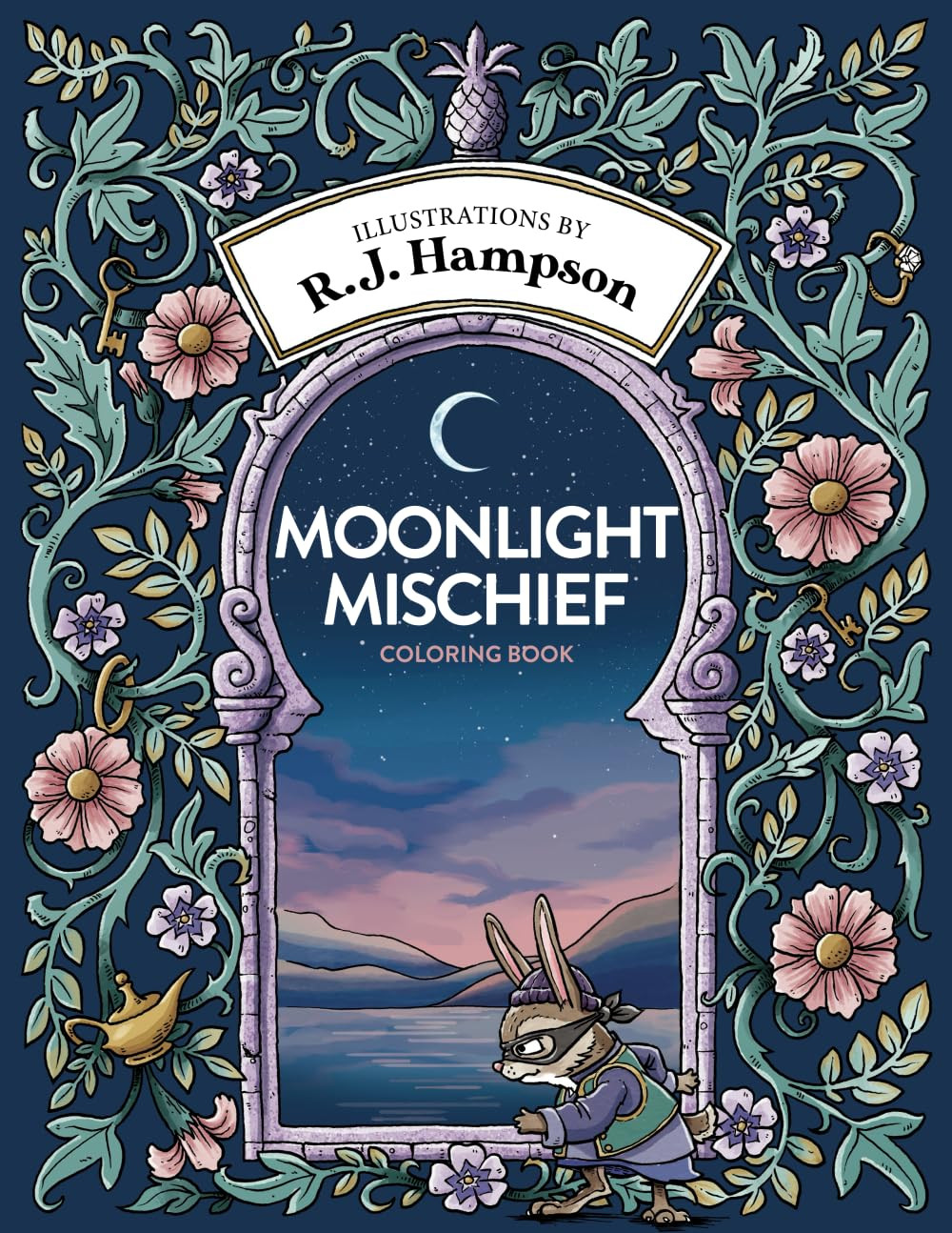 Moonlight Mischief Coloring Book, R.J. Hampson