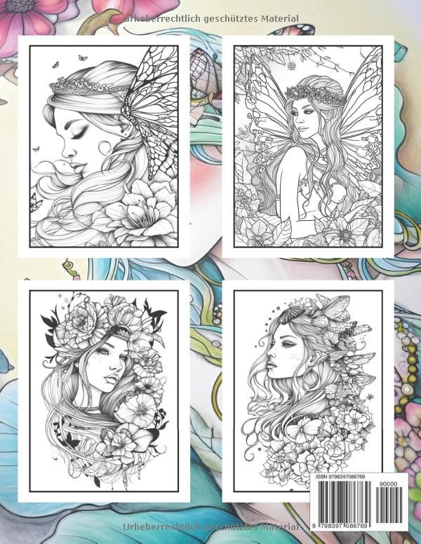 Feen und Elfen Malbuch fuer Erwachsene, Lera Lisa - Imagem 2