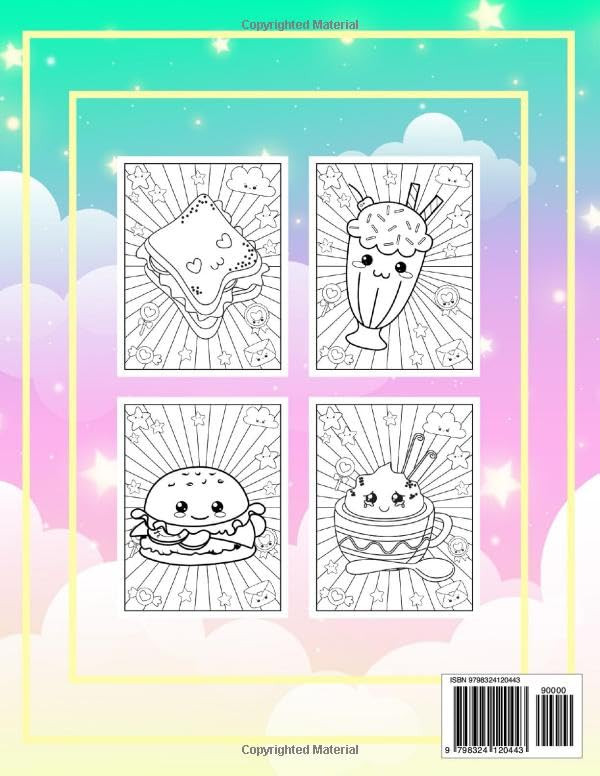 Mini Munchies: Kawaii Food Coloring Book, Sheraden - Imagem 2