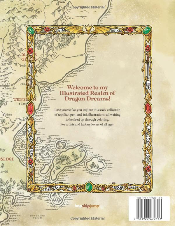 Dragon Dreams Coloring Book, R.J. Hampson - Imagem 2