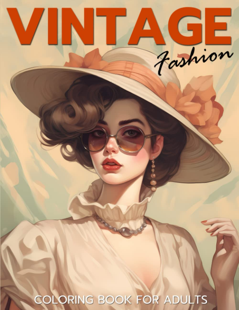 Vintage Fashion Coloring, Gloria Webber