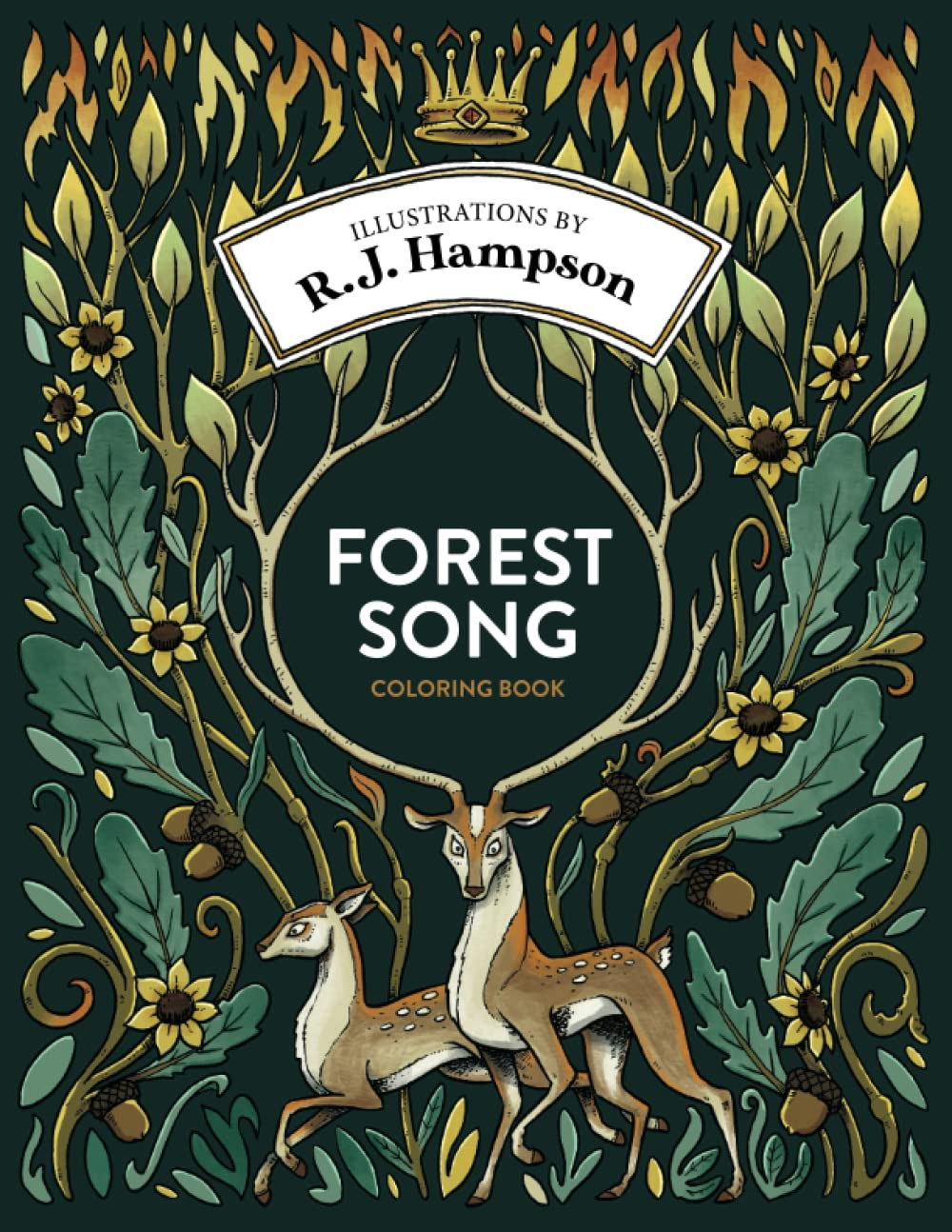 Forest Song Coloring Book, R.J. Hampson