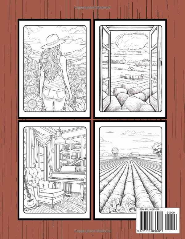 Country Life Coloring Book - Imagem 2
